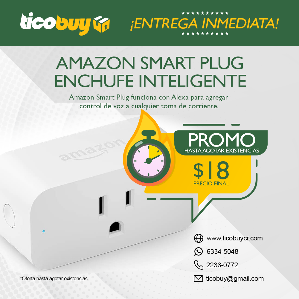 Enchufe Inteligente, Smart Plug De  Funciona Con Alexa